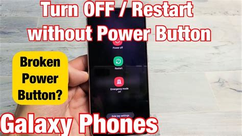 Samsung phone or tablet will not power on or off.